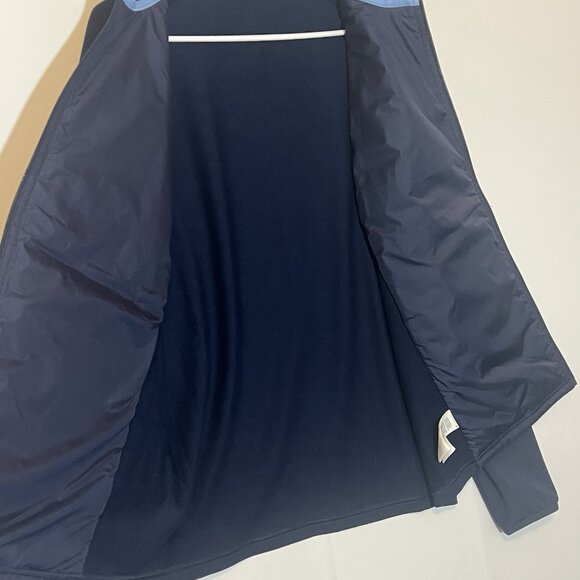 RLX Ralph Lauren Men’s GOLF Hybrid Mockneck Jacket Wool Blend Navy Full Zipper - Picture 14 of 16